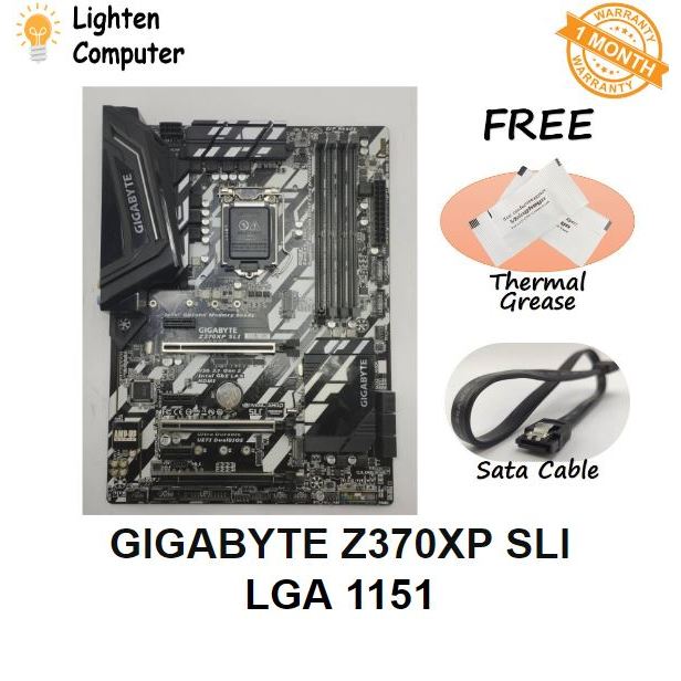 เมนบอร์ดUSEDGIGABYTE Z370XP SLI | Z370 | LGA1151 | INTEL 8th Gen | มาตรฐาน ATX