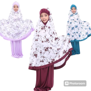 ""มาใหม่***TELEKUNG KANAK KIDS, TELEKUNG PRINTED BUDAK (ฟรีไซส์ 4 ถึง 12 ปี)