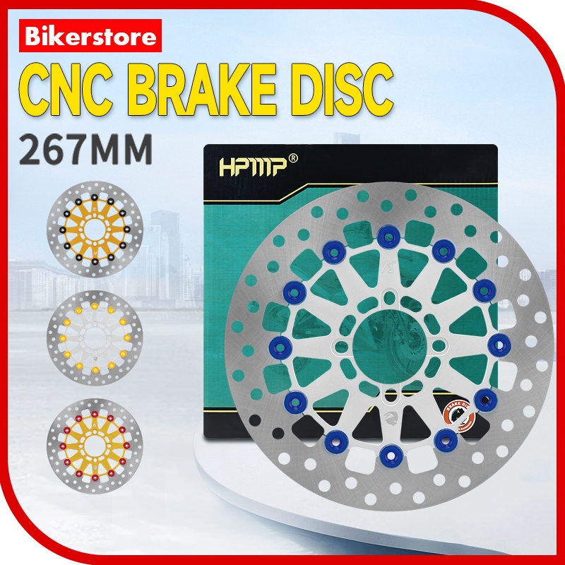 HPMP Disc 267MM ดิสก์เบรกหน้า 267MM 12 Pin แผ่นวงเล็บแผ่น Depan LC135 Y15 Y16 Y125 Y125ZR SRL115