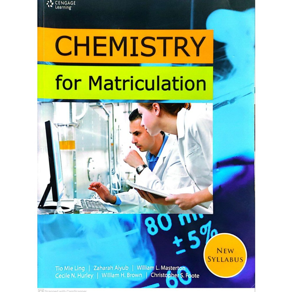 (Cengage) เคมีสําหรับ Matericulation 2nd Edtition *ซิสว่า