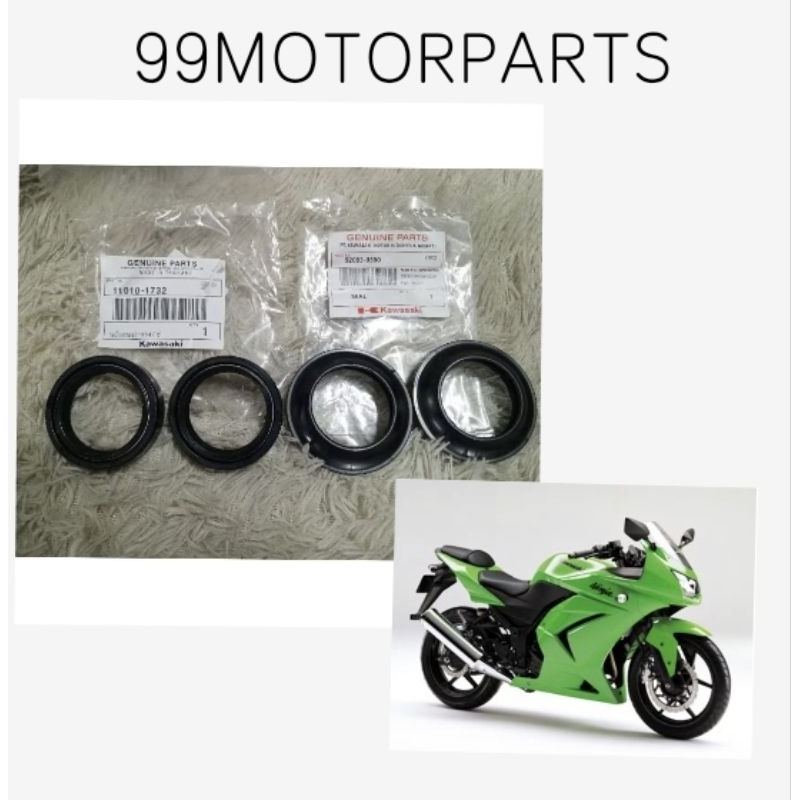 PNP Kawasaki EX250F Ninja250 R EX250R NINJA 08-13 Ninja300 EX300 13-15 ส้อมซีลน้ํามันฝุ่น 37x50x11 3