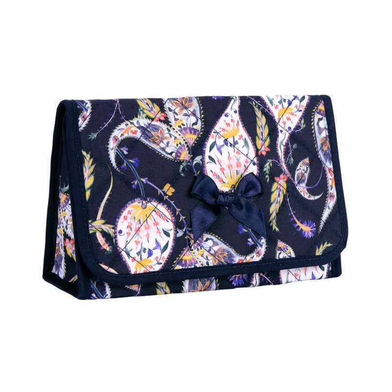 Limited edition NaRaYa NaRaYa กระเป๋าเครื่องสําอางผ้าซาตินพร้อมกระจก size L