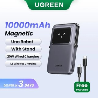 UGREEN Uno 10000mAh PD 20W Powerbank USB Type C Magnetic Wireless Charging Power Bank