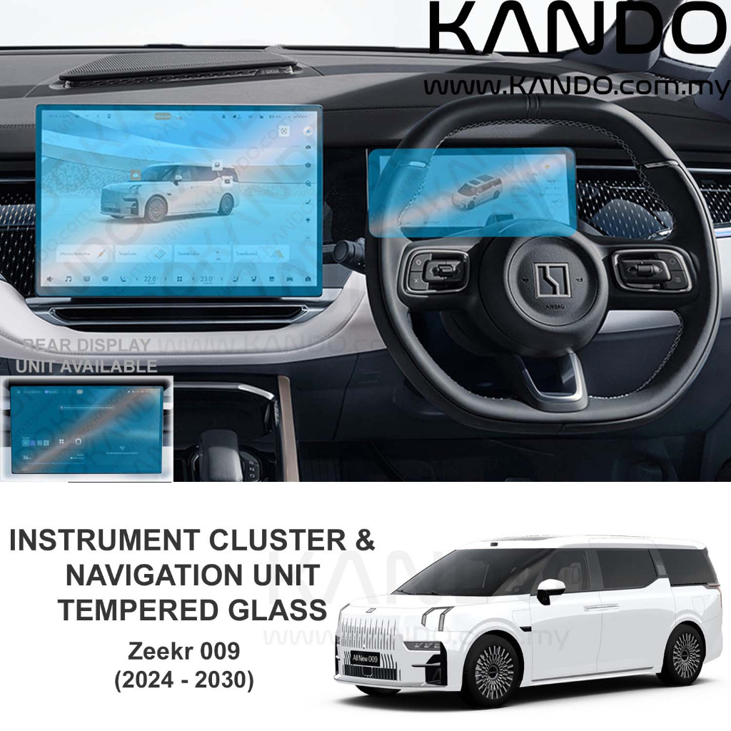 Zeekr 009 กระจกนิรภัยป้องกัน Zeekr 009 ป้องกันหน้าจอ Zeekr 009 หัวหน่วยแก้ว Zeekr 009 GPS แก้วด้านหล