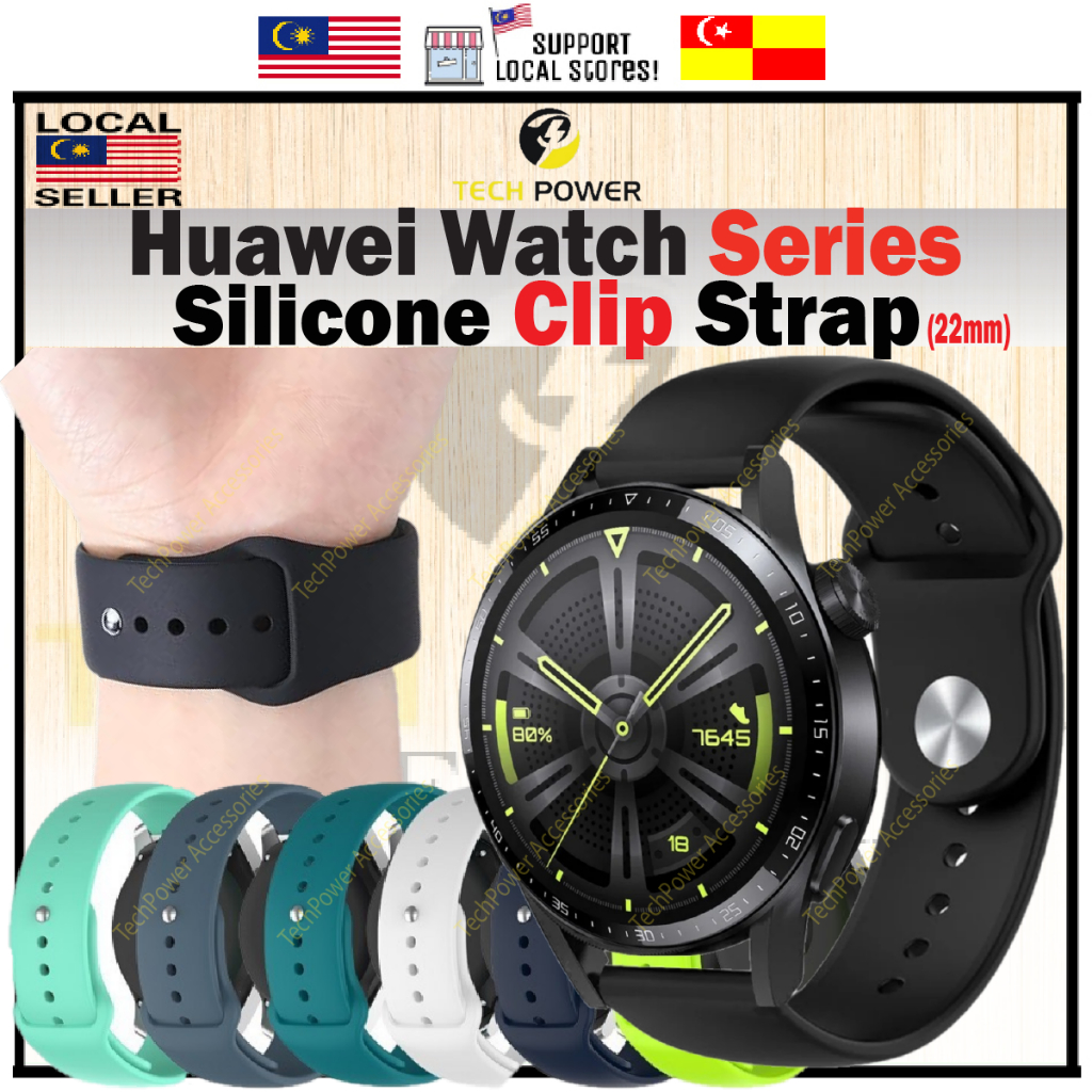 Huawei Watch GT Series Clip Strap,Tali Jam Klip สําหรับ Huawei Watch GT6 /GT5 /GT4/GT3,GT3 Pro /GT2,
