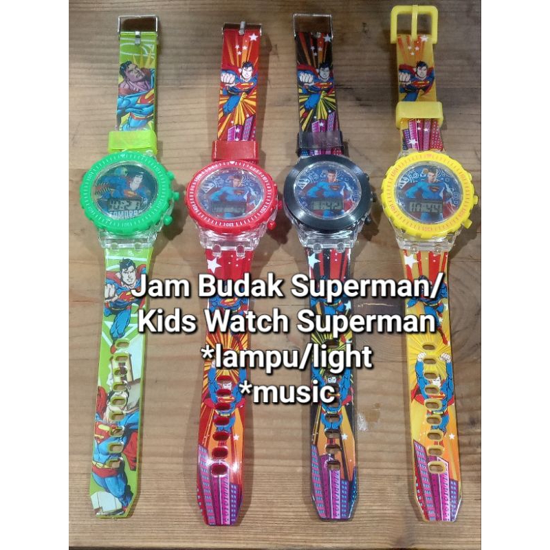 นาฬิกา Jam Tangan Budak Superman/Kids Superman