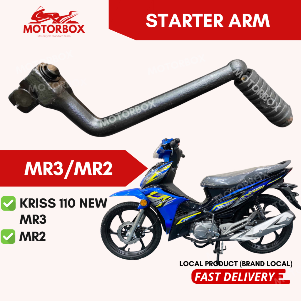 MR3 MR2 STARTER ARM - KRISS 110 ใหม่ MR 3 MR 2 KICK STARTER PEDAL LEVER ENGKOR ENGKO ENKO FOOT START