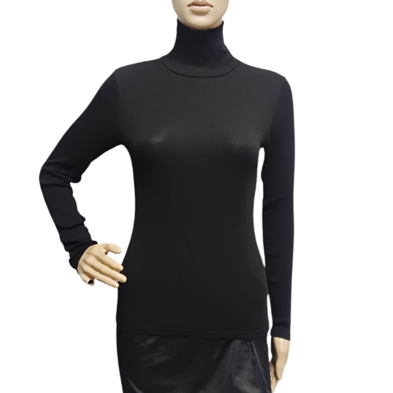 LPM109 - เสื้อเชิ้ตคอเต่าผู้หญิง GU STYLE-HEAT ด้านในที่อบอุ่น