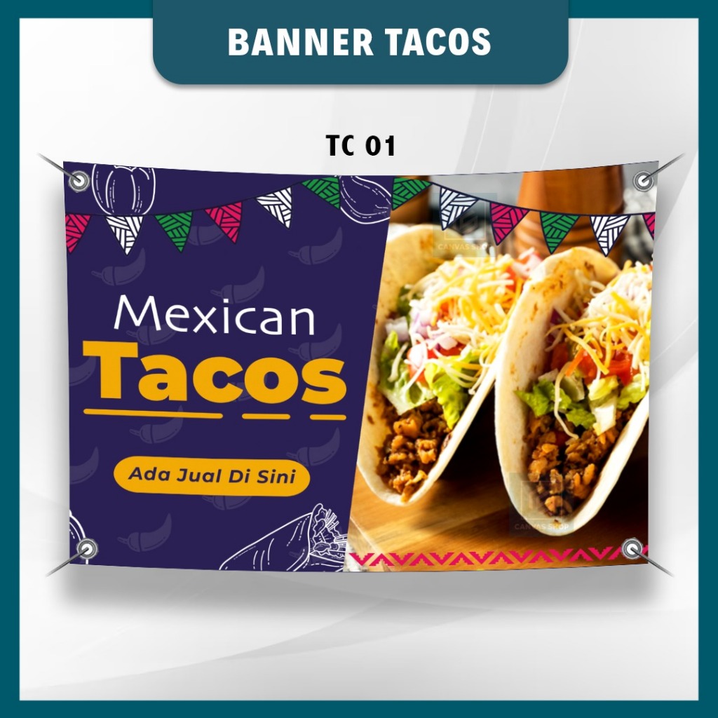 TACOS UV BANNER 3X2 3X4 3X5 FAST &