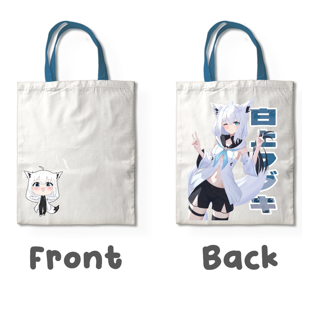 กระเป๋าโท้ต Shirakami Fubuki โดย Nisemori