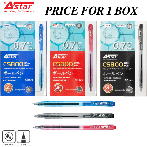 ASTAR CS800 BALL PEN 1BOX (50 ชิ้น)