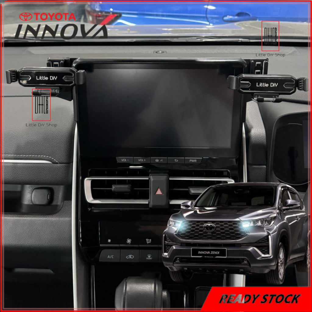 ใหม่ Toyota Innova Zenix MPV One (1) หรือ Dual (2) Handphone Holder Infotainment set