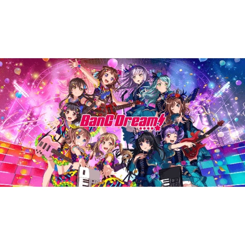 พวงกุญแจอนิเมะ BanG Dream! พวงกุญแจยาง