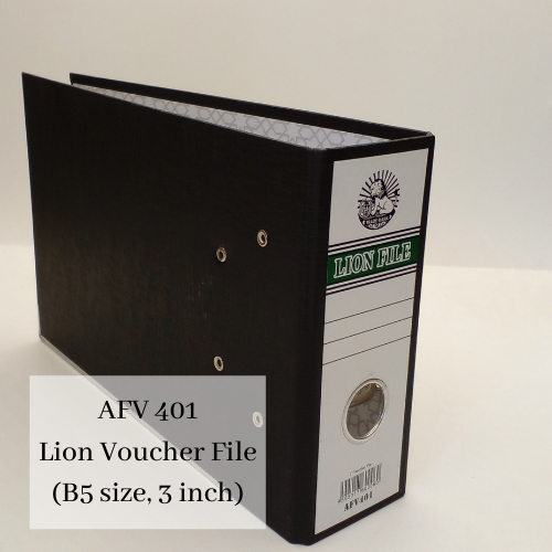 แฟ้มวาเชอร์สิงโต 3"(b5) vocher (AFV 401)