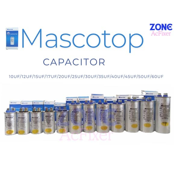 MASCOT CAPACITOR (40 UF/45 UF/50 UF/60 UF)
