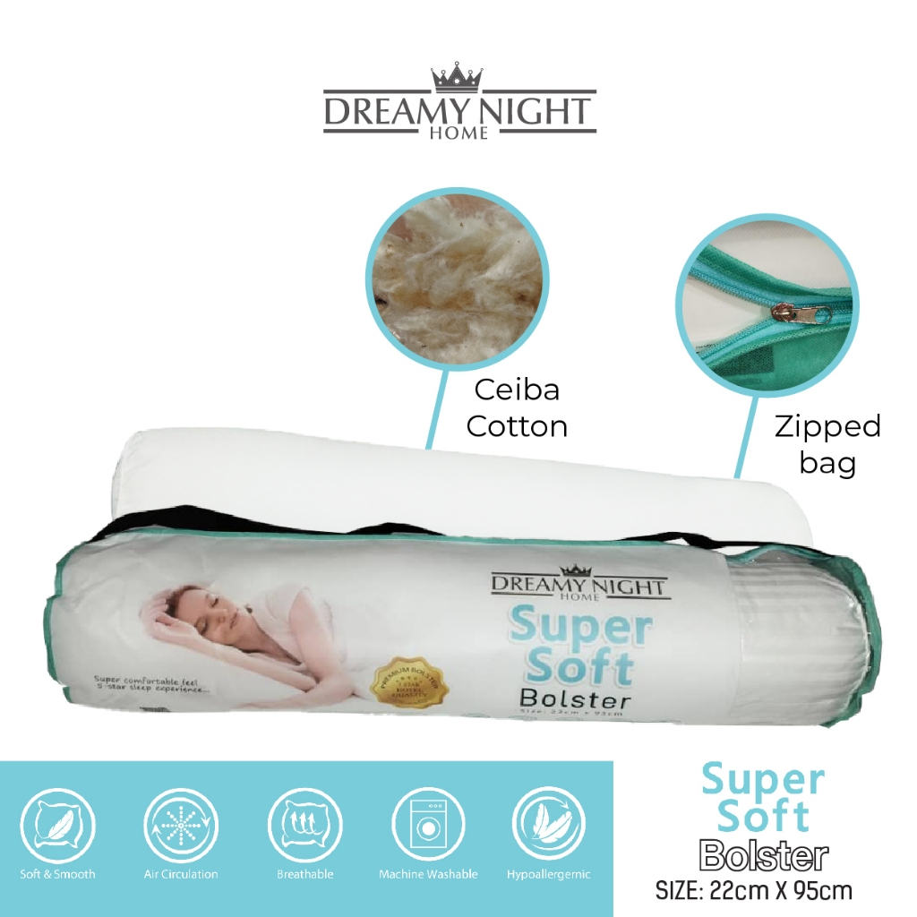 Dreamynight Home หมอนข้าง Super Soft Hotel Standard (96CM x 21CM)