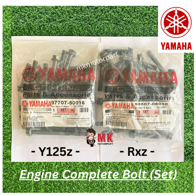 (A) ENGINE Complete Bolt SCREW FULL SET Yamaha Y125z 5BU 5XK / RXZ 135 55K 3XL Spru Enjin Y125 / RXZ