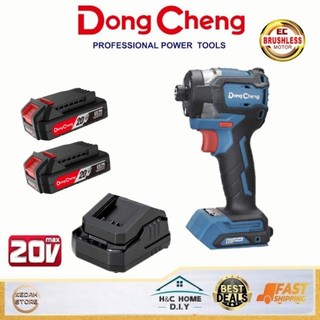 Dongcheng 20V Impact Driver Cordless Brushless 2.0AH Battery Set DCPL208