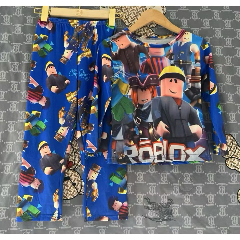 Roblox เสื้อผ้า roblox ชุดนอนเด็กผู้ชาย เสื้อยืด roblox ชุดนอนเด็กผู้ชาย เสื้อผ้าเด็กผู้ชาย