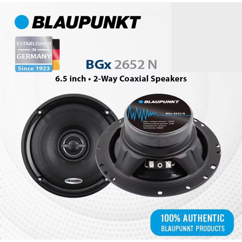 Baupunkt BGx-2652N 6.5 "2-Way Coaxial ลําโพง 6.5 นิ้วลําโพงรถลําโพง Kereta BGx2652N BGx2652