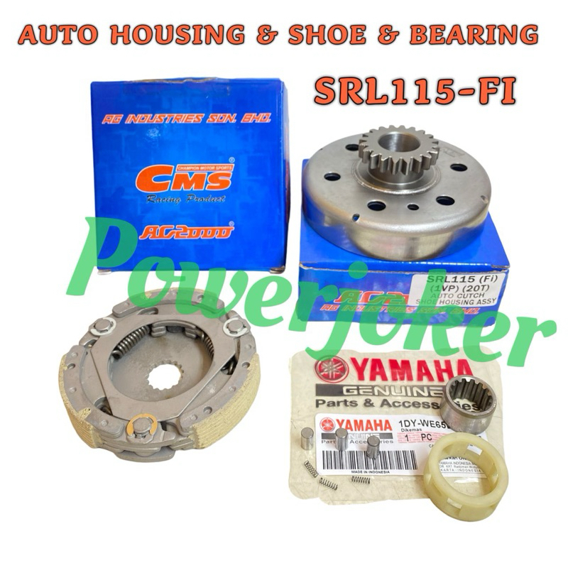 SRL115-Fi SRL115Fi FUEL INJECTION AUTO CLUTCH HOUSING MANGKUK ONE WAY SHOE KLAC ORIGINA CMS LAGENDA 