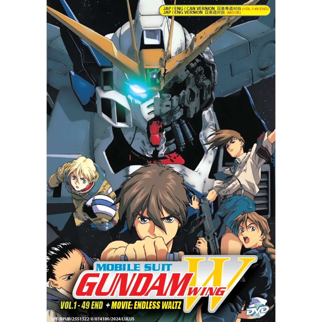 Mobile SUIT GUNDAM WING VOL.1 - 49 END + MOVIE: ENDLESS WALTZ DVD + EXTRA