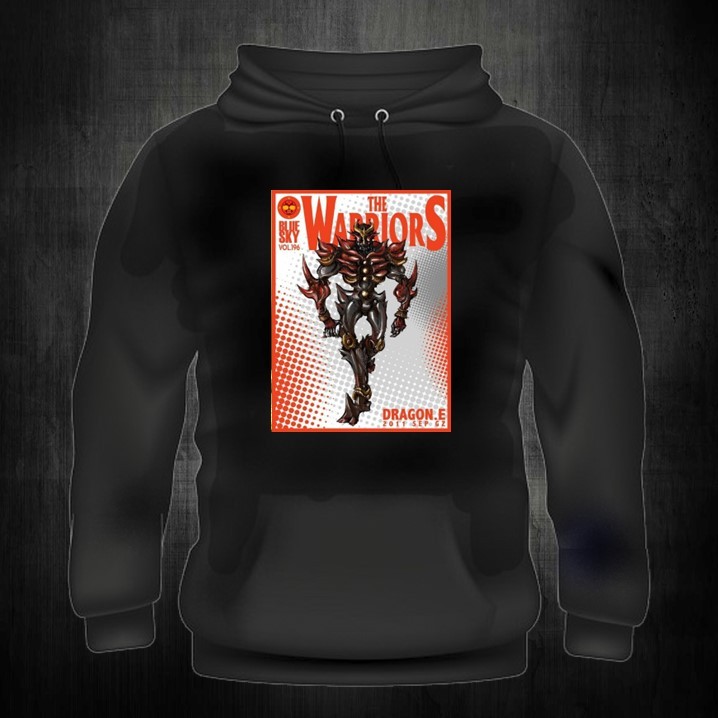 KAMEN RIDER RYUJI FUSION (HERO POTRAIT) เสื้อฮู้ดพิมพ์ลาย