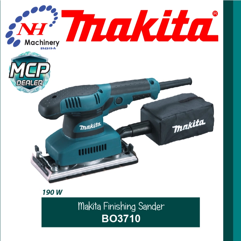 เครื่องขัดกระดาษทรายสั่น Makita BO-3710 มากิตะ Random Orbital Sander
