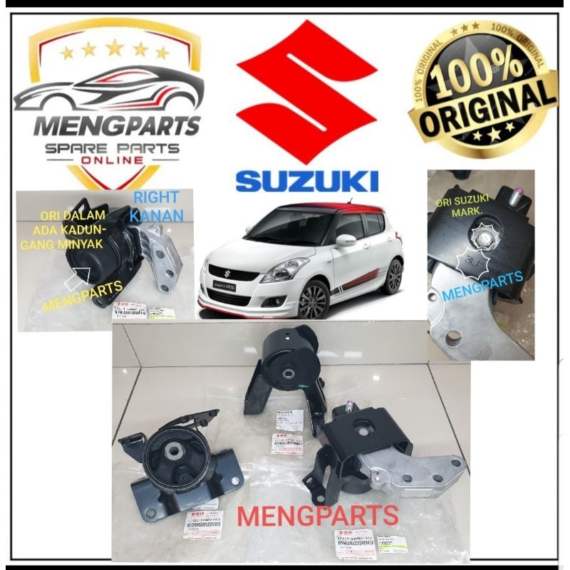 SUZUKI SWIFT 1.4 AZF414 ZC82S HZC82S 2013Y> เครื่องยนต์ MOUNTING RH,LH,RR,SET 11610-58MA0 11710-58MB
