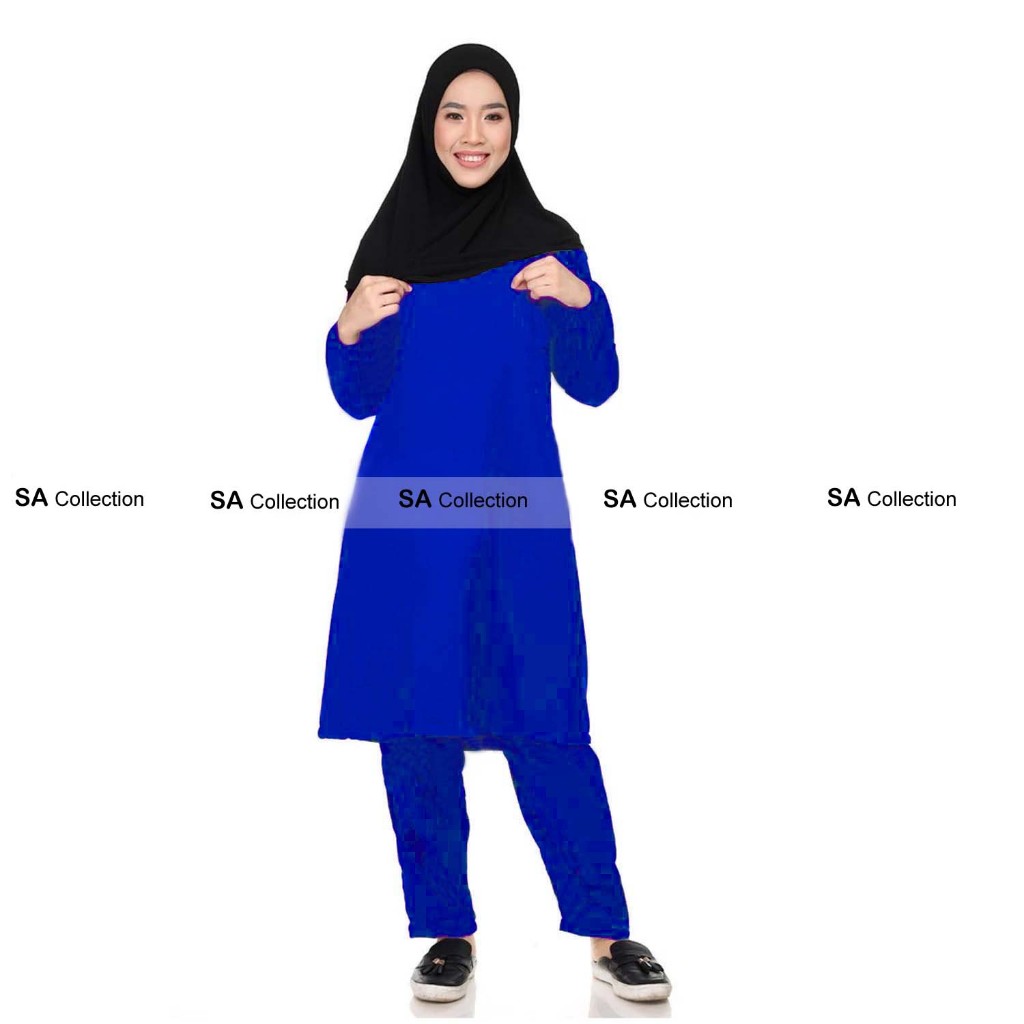 BAJU SELUAR WARDA SET MUSLIMAH UMRAH, HAJI, RAYA PAKAIAN S-3XL CREPE