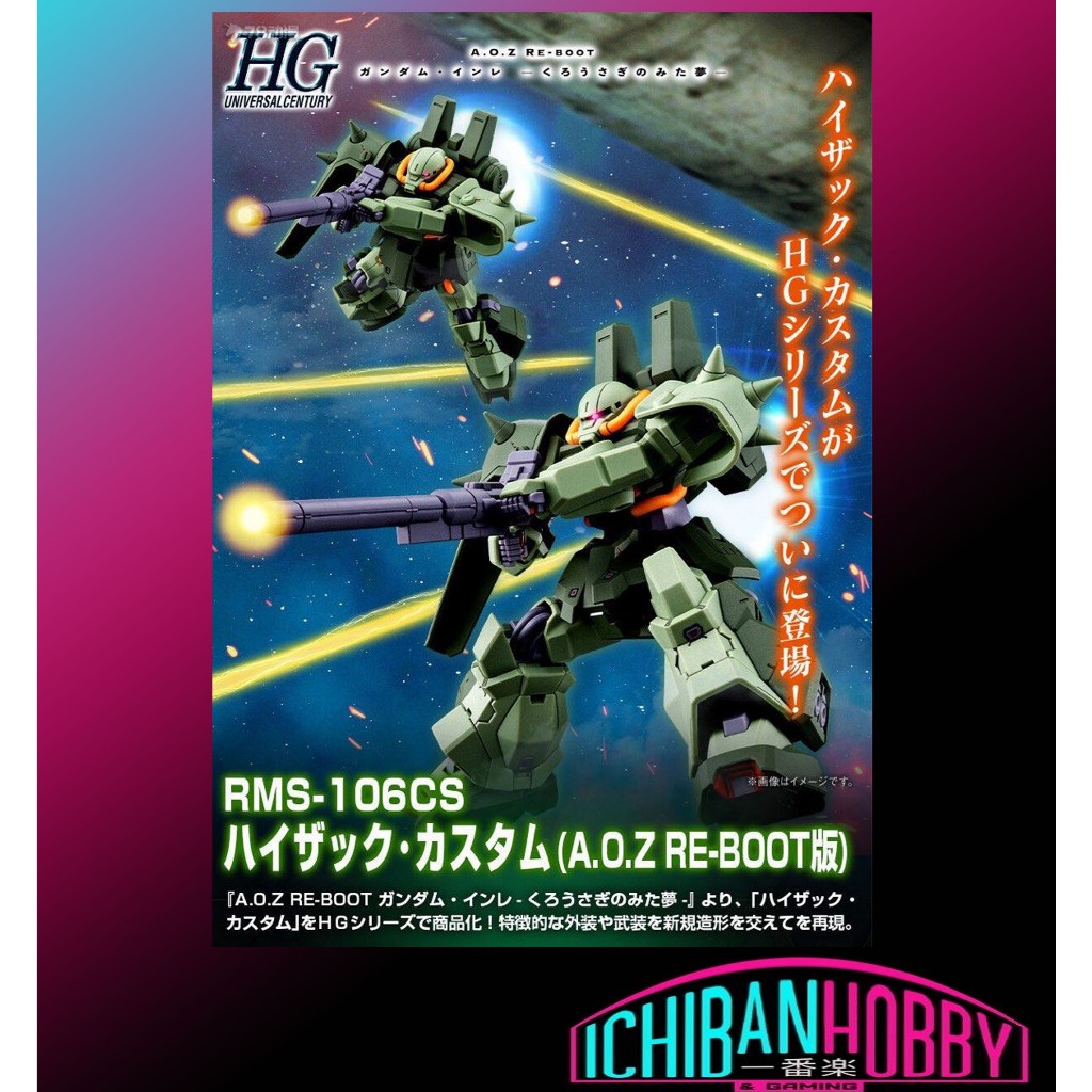 P-BANDAI HG 1/144 HI-ZACK CUSTOM (AOZ RE-BOOT Ver.)