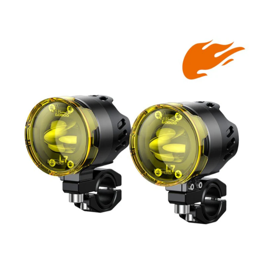 LOBOO L7S ไฟเสริมไฟสูงและต่ํา (สีดํา) /สําหรับ CF Moto 800MT