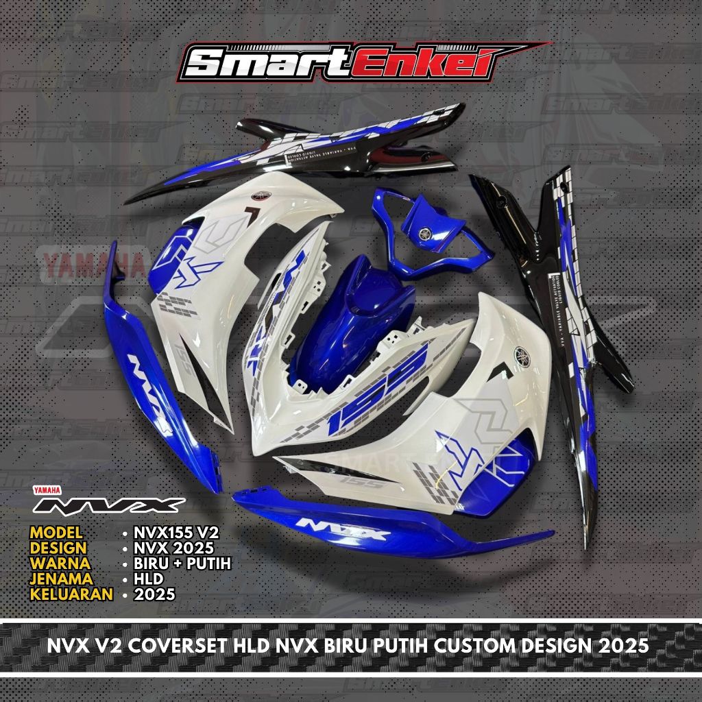 HLD-NVX V2 COVERSET NVX BIRU PUTIH CUSTOM DESIGN 2025 HLD