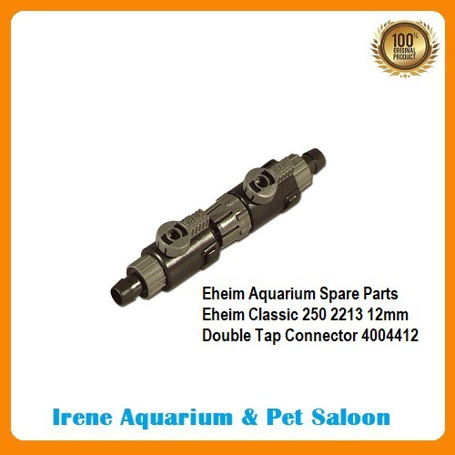 อะไหล่ : Eheim Classic 250 2213 12mm Double Tap Connector 4004412
