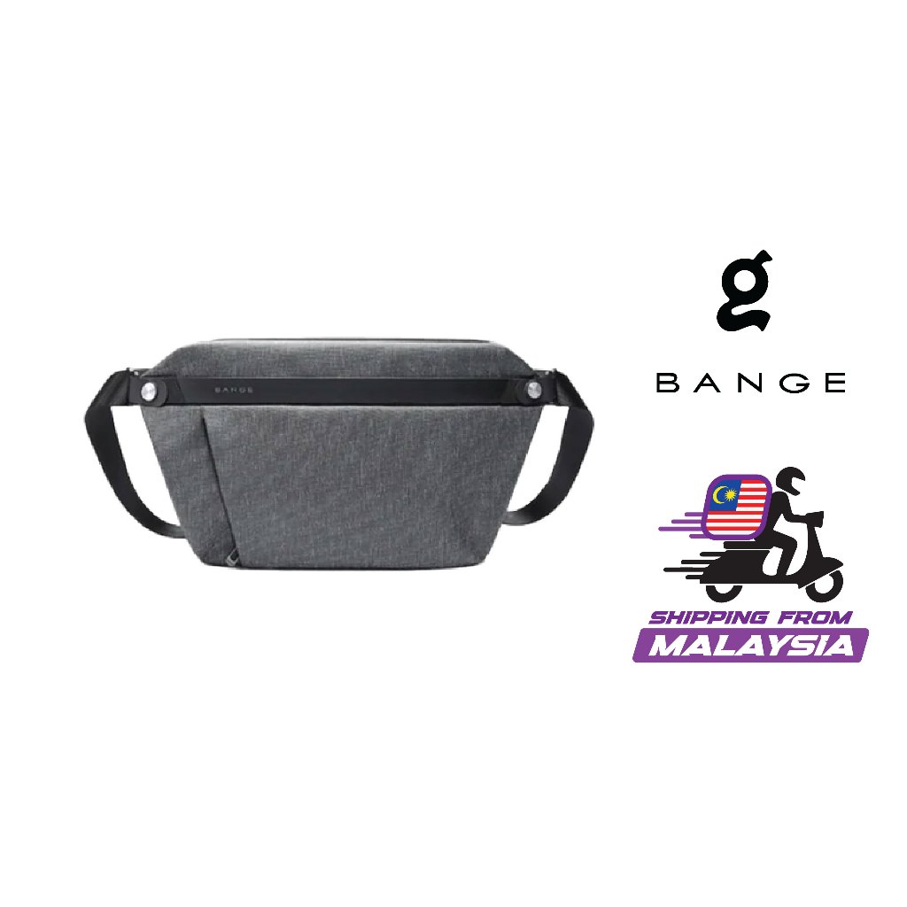 Bange Neutro Sling Bag กระเป๋าสะพายไหล่กระเป๋าสะพายข้างผู้ชายs Multi Channel Water-Resistant (7.9")