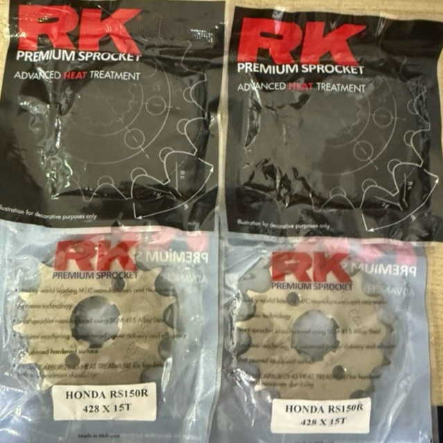 RK RS150 RSX150 FRONT SPROCKET 15T (428)