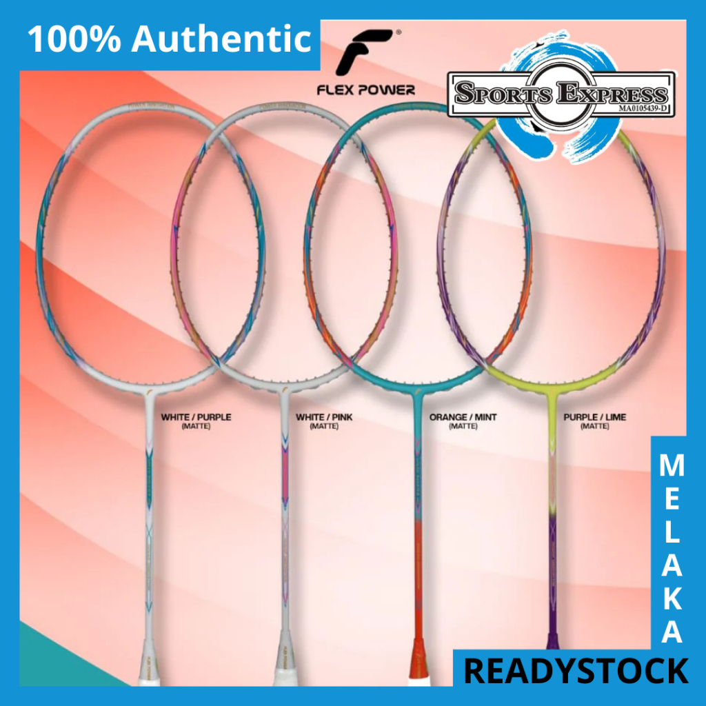 Flex Power Badminton Racquet Speed Booster 100 7U Ract Badminton -Sports Express
