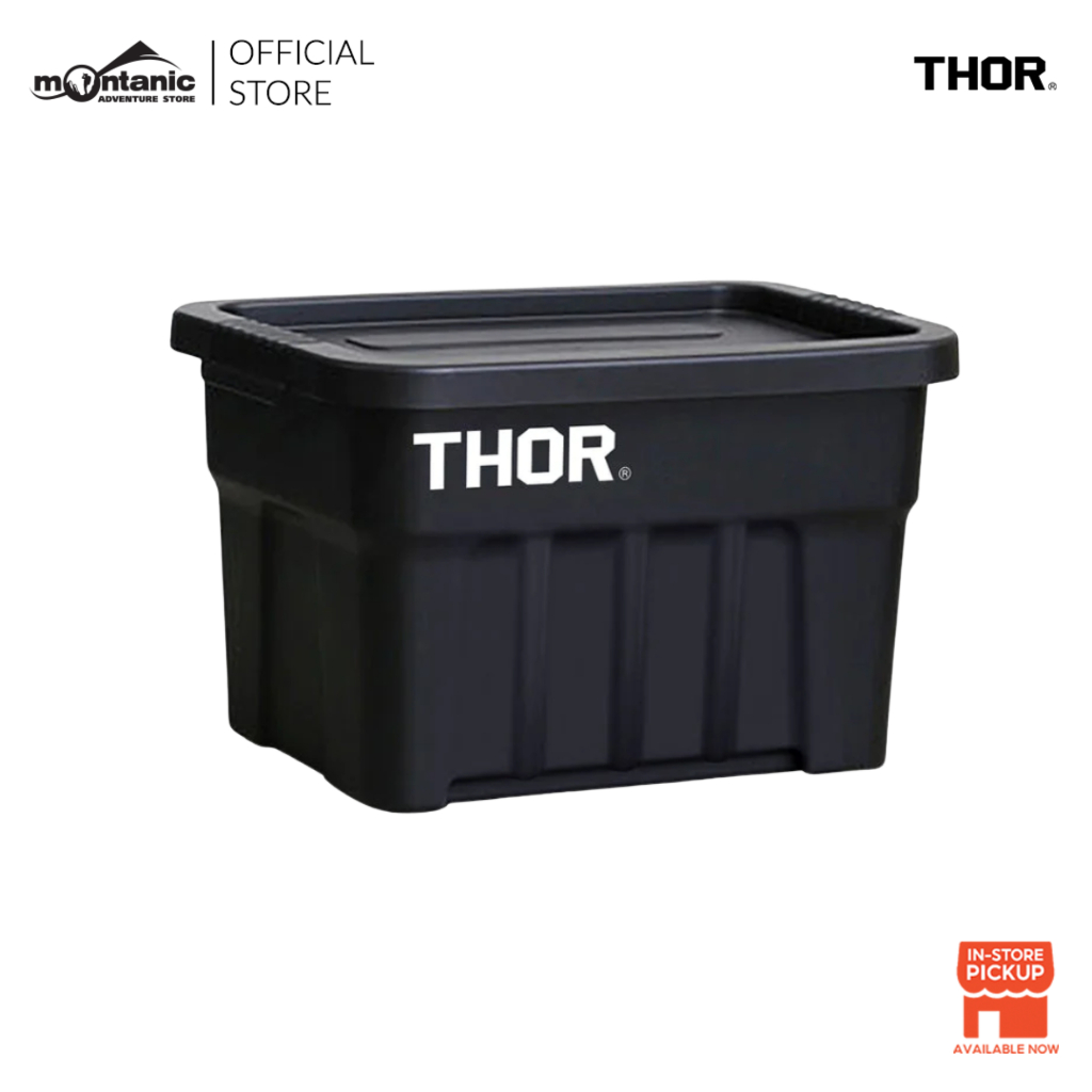 THOR Box with Lid - 22L Medium Capacity Stackable Container Bekas Barang