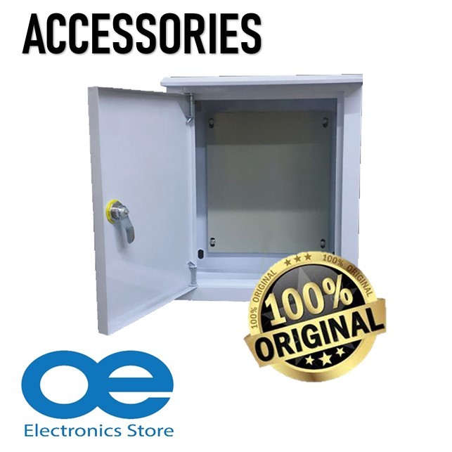 Hot-dip Galvanization H400 x W300 x D200mm กล่องโลหะกันน้ํากลางแจ้ง