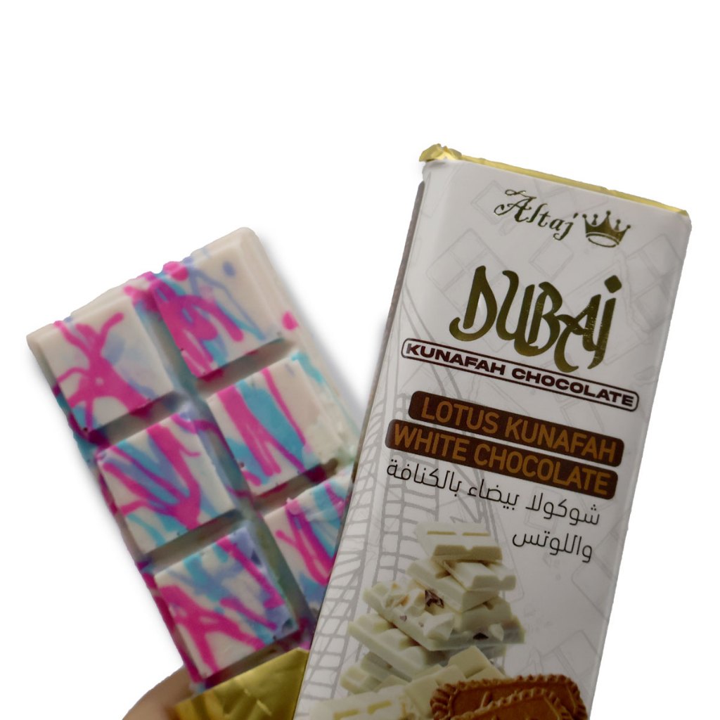 FIT CHOCOLATE { 80G } PISTACHIO KUNAFA CHOCOLATE ,MADE IN USA BY MAX CHOCOLATE