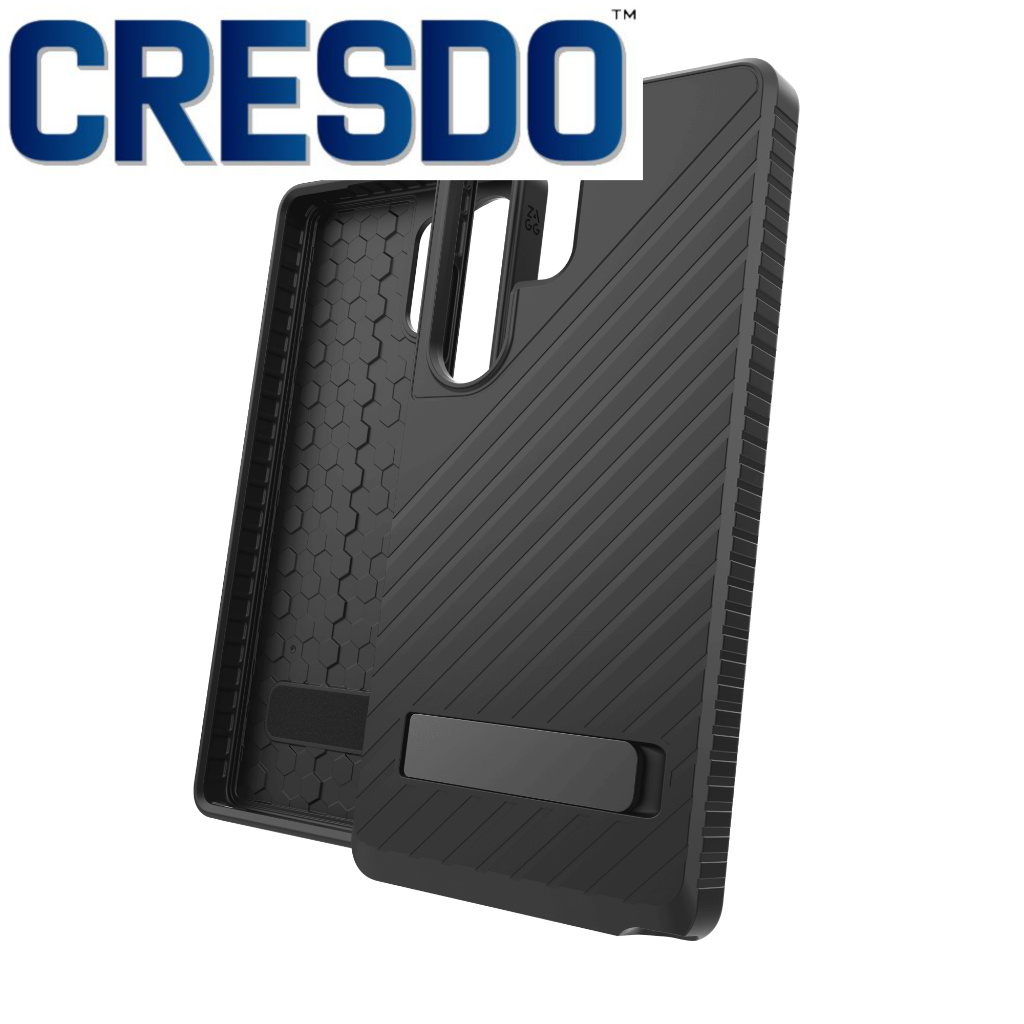 เคส ZAGG Denali สําหรับ Samsung Galaxy S25 Ultra พร้อมขาตั้ง - สีดํา