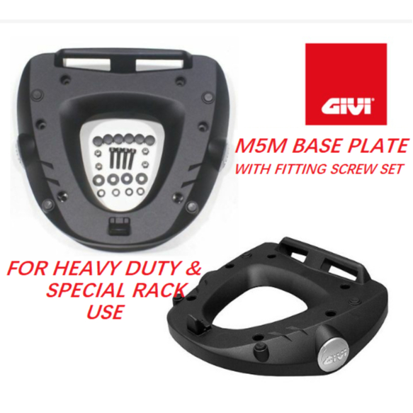 GIVI M5M TOP CASE BASE PLATE & SCREW SET (สําหรับใช้ HEAVY DUTY & SPECIAL RACK)