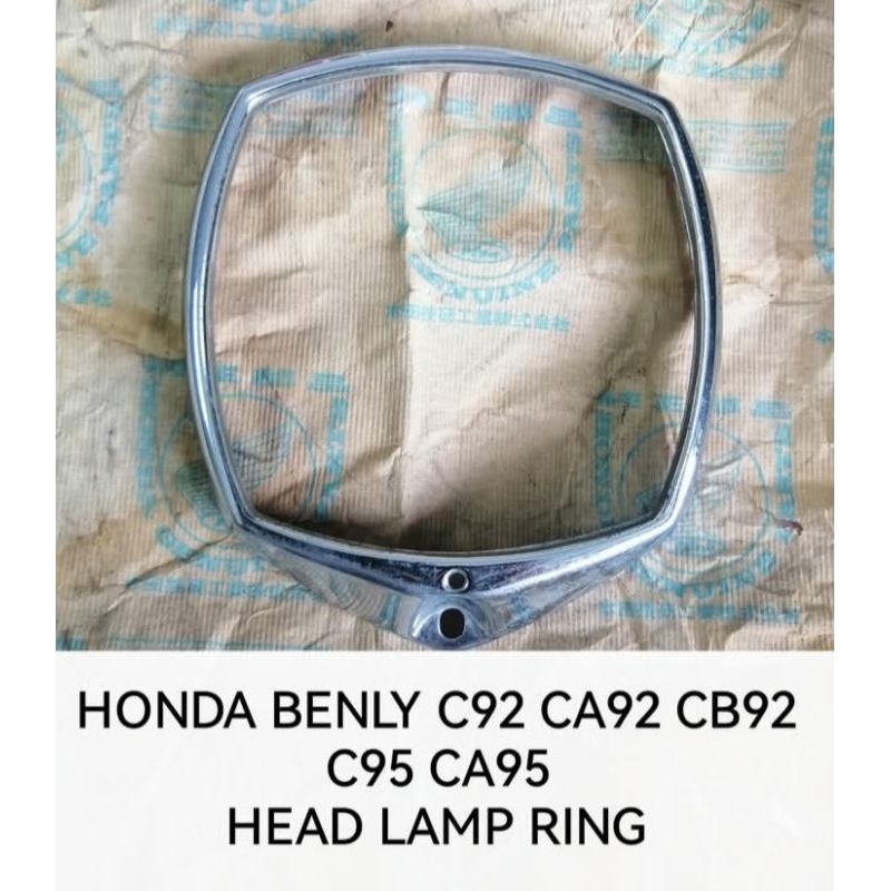 HONDA C92 CA92 CB92 C95 CA95 NOS HEAD LAMP RING