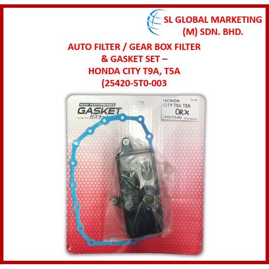 AUTO FILTER / GEAR BOX FILTER & GASKET SET - HONDA CITY T9A, T5A (420-5T0-003)