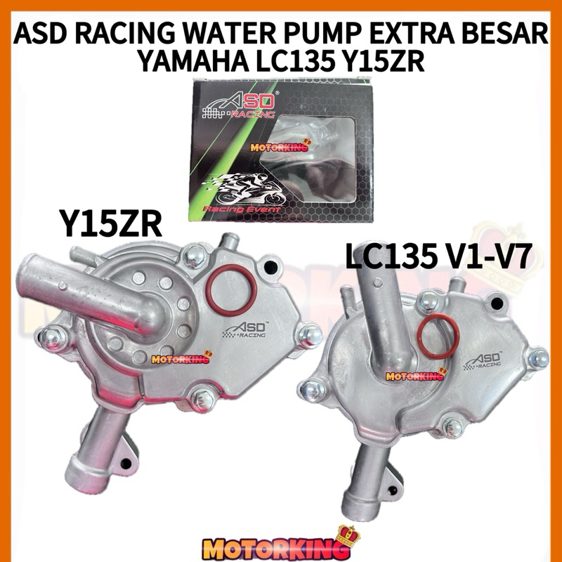 ASD RACING ปั๊มน้ําพิเศษ BESAR YAMAHA Y15ZR V1 V2 LC135 V1 V2 V3 V4 V5 V6 V7 LC 135 PLUG N PLAY WATE