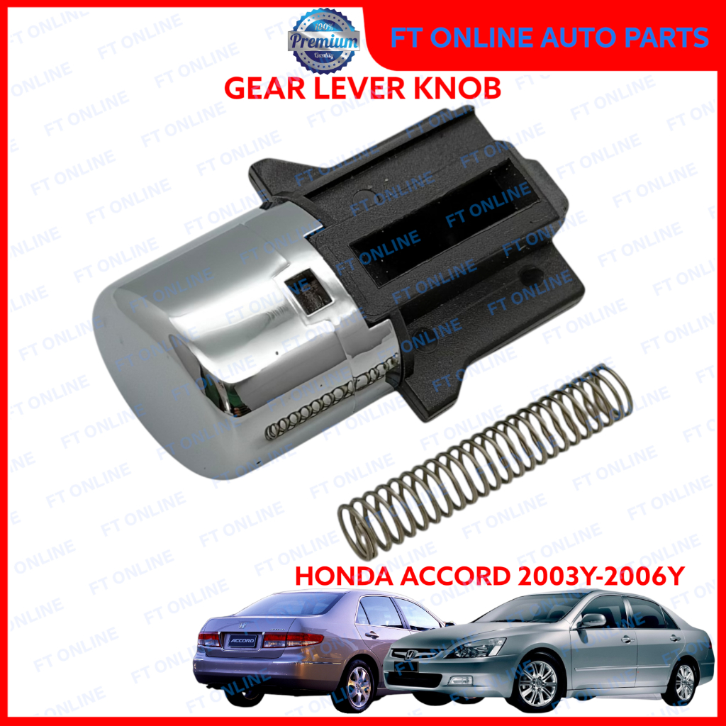 RIGHT HAND DRIVE HONDA ACCORD 2003-2006 SDA CM GEAR LEVER KNOB/BUTTON SHIFTER/SHIFT AUTOMATIC/AUTO/AT พร้อม SPRING 2004