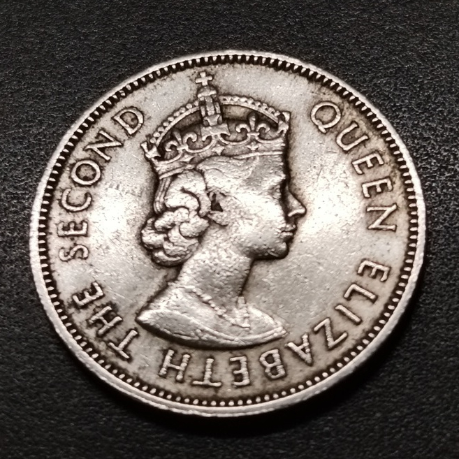 Malaya QE II 20 Cent 1956
