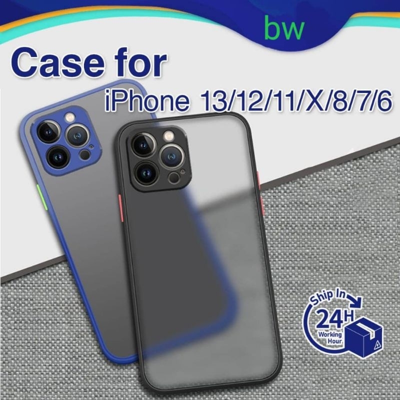 IP 16 16 PRO 16PRO MAX IP 15 15 PRO 15PRO MAX การป้องกันแบบเต็ม SHOCKPROOF BUMPER COVER BACK CASE CA