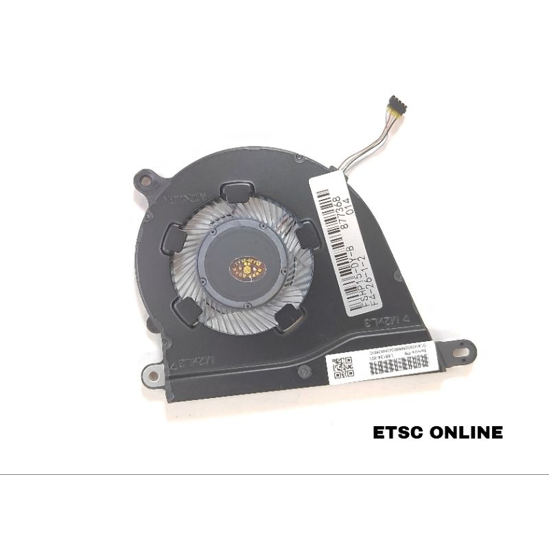 พัดลมระบายความร้อน CPU ใหม่สําหรับ Hp 15-DY 15-EF 15S-FQ 15S-EQ 14DQ 14S-DQ 340S G7 TPN-Q242