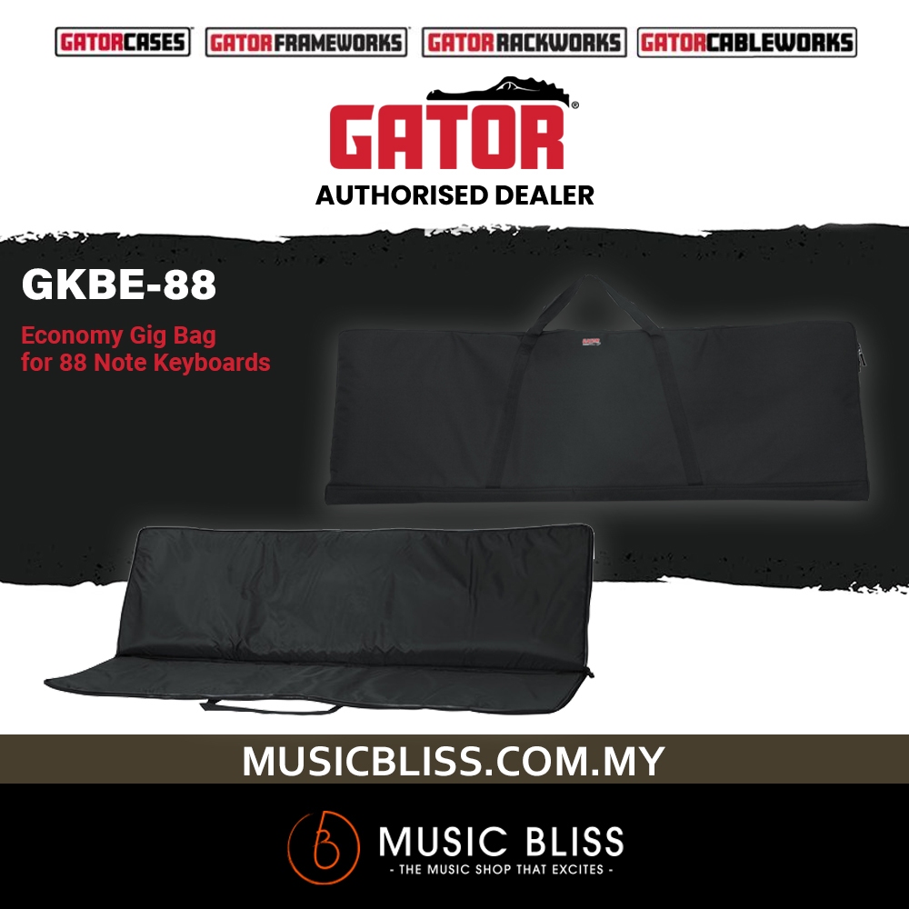 Gator GKBE-88 Economy 88 Key Keyboard Gig Bag สําหรับคีย์บอร์ด Yamaha & Casio (GKBE88)
